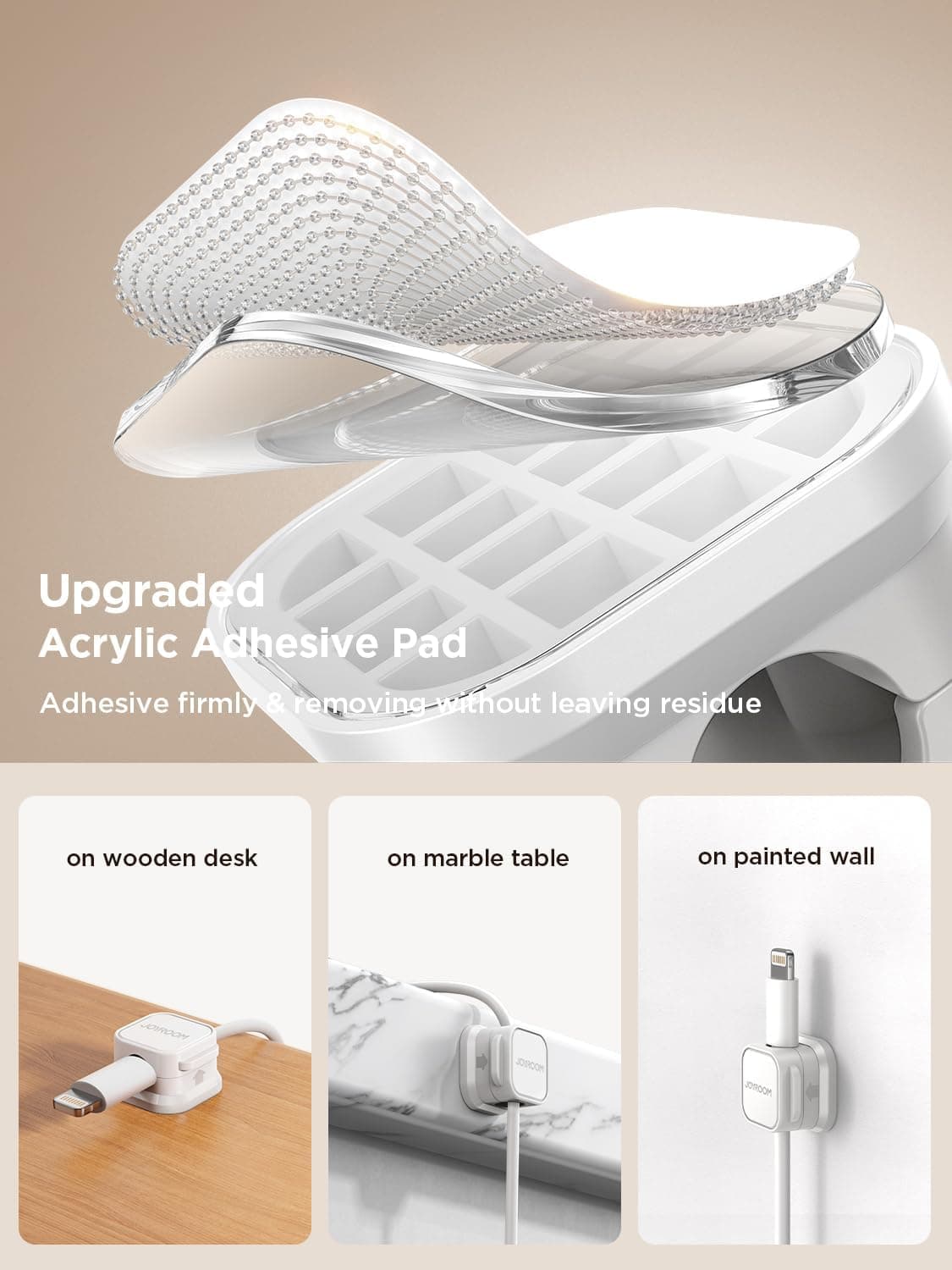 Magnetic Cable Clips (9-Pack) — Adjustable Cord Holder 4