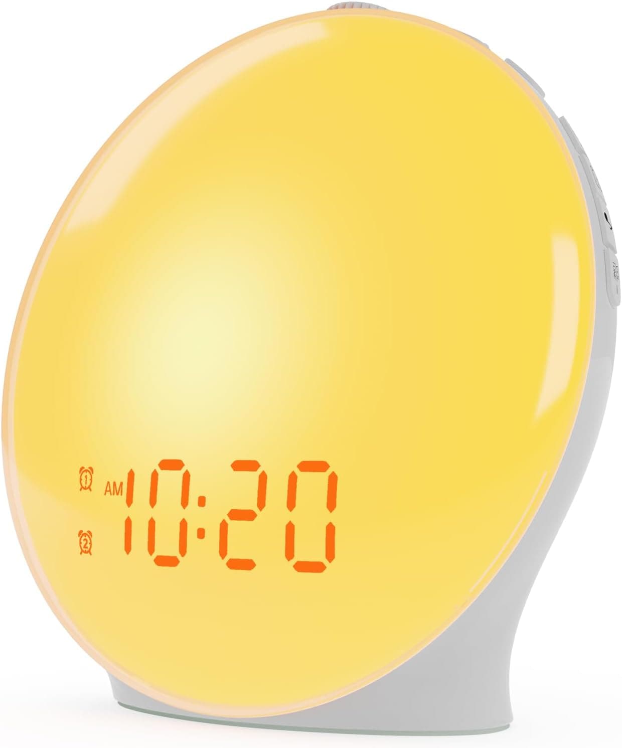 Sunrise Wake-Up Light Alarm Clock with Bluetooth Speaker