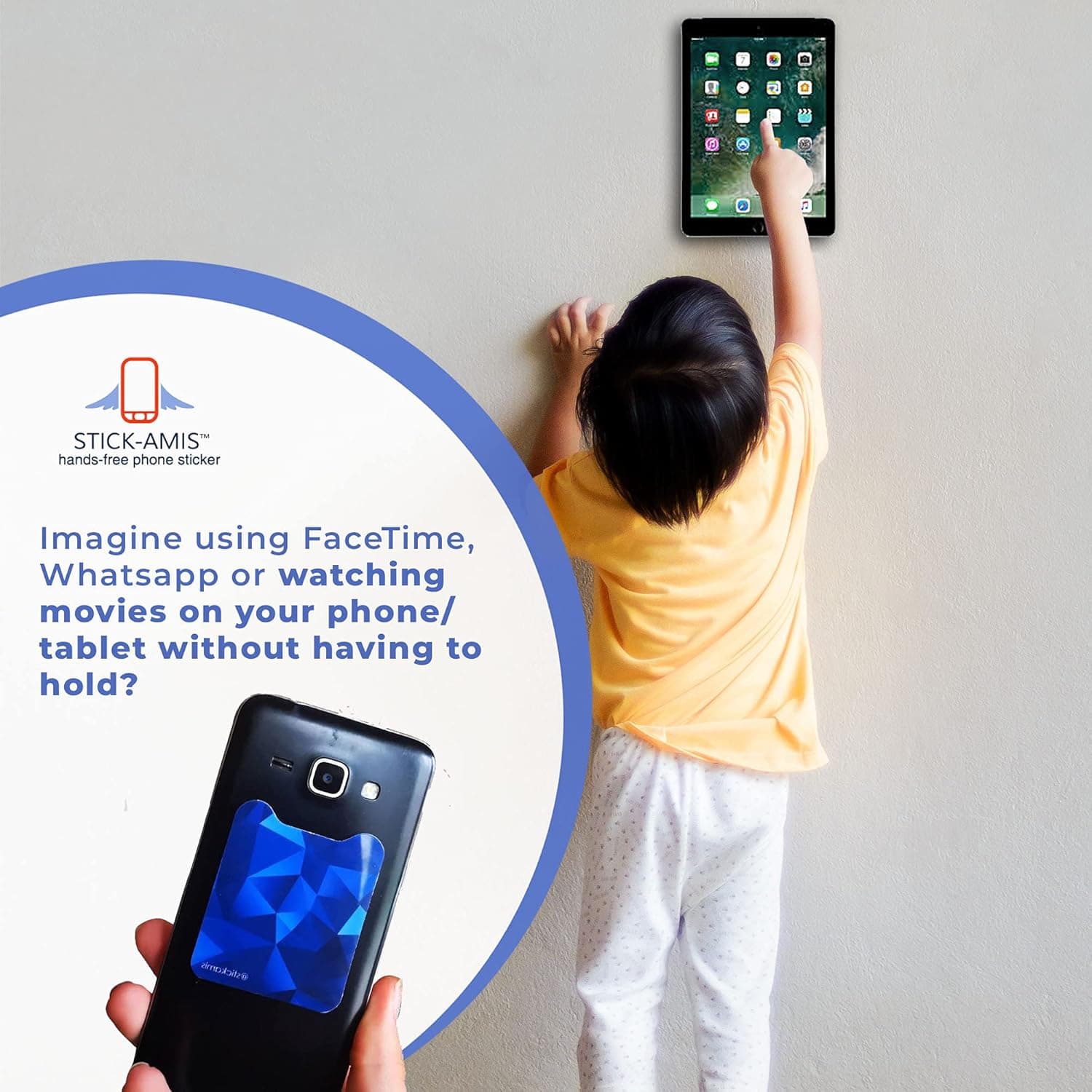 Nano Suction Anti-Gravity Phone Stand — Reusable (3-Pack) 5