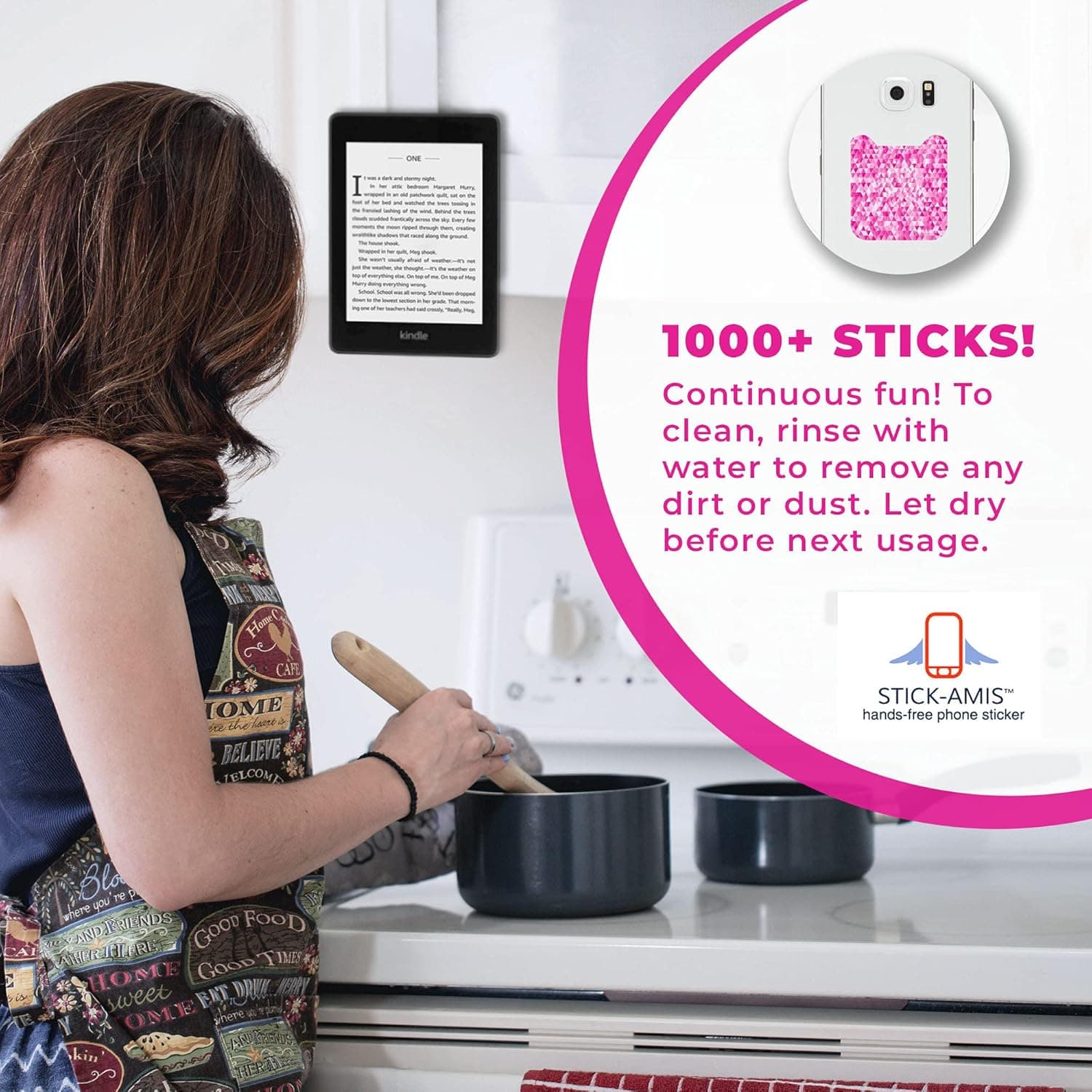 Nano Suction Anti-Gravity Phone Stand — Reusable (3-Pack) 7