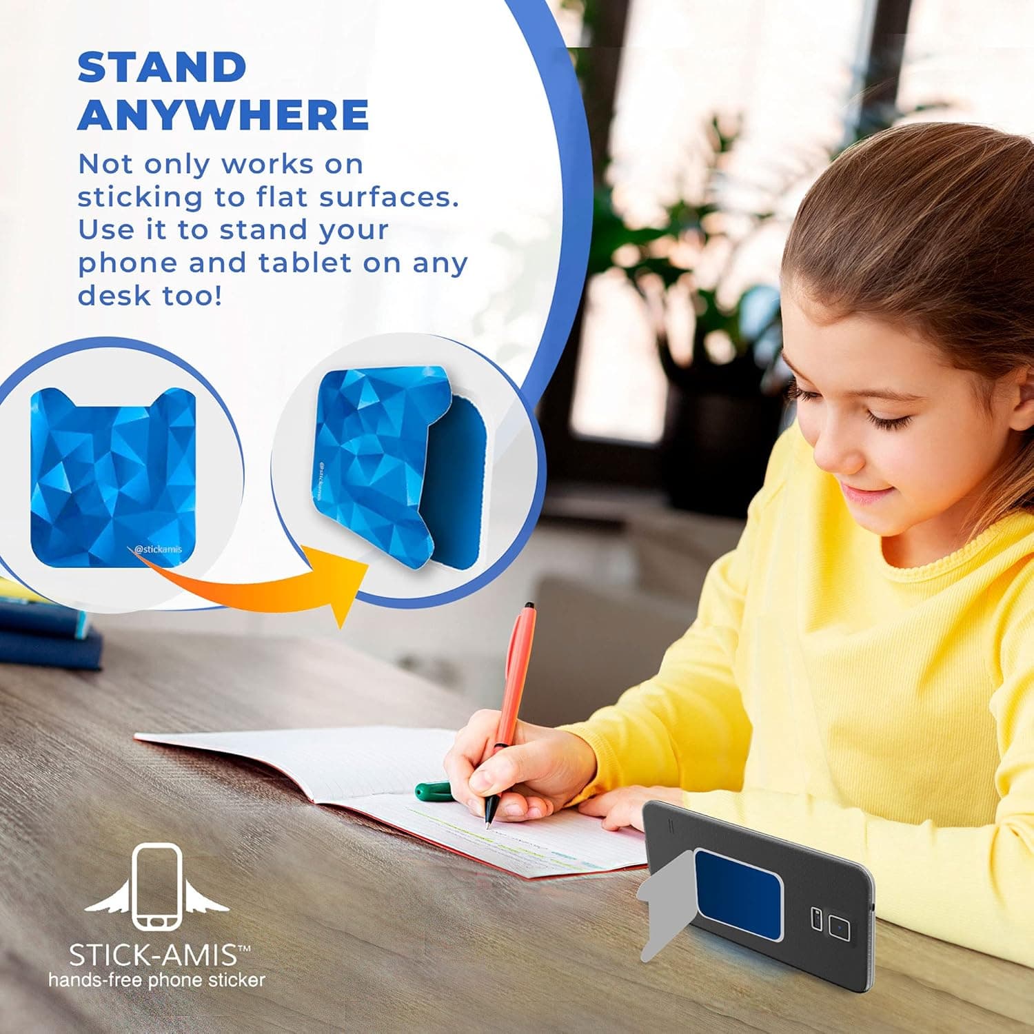 Nano Suction Anti-Gravity Phone Stand — Reusable (3-Pack) 8