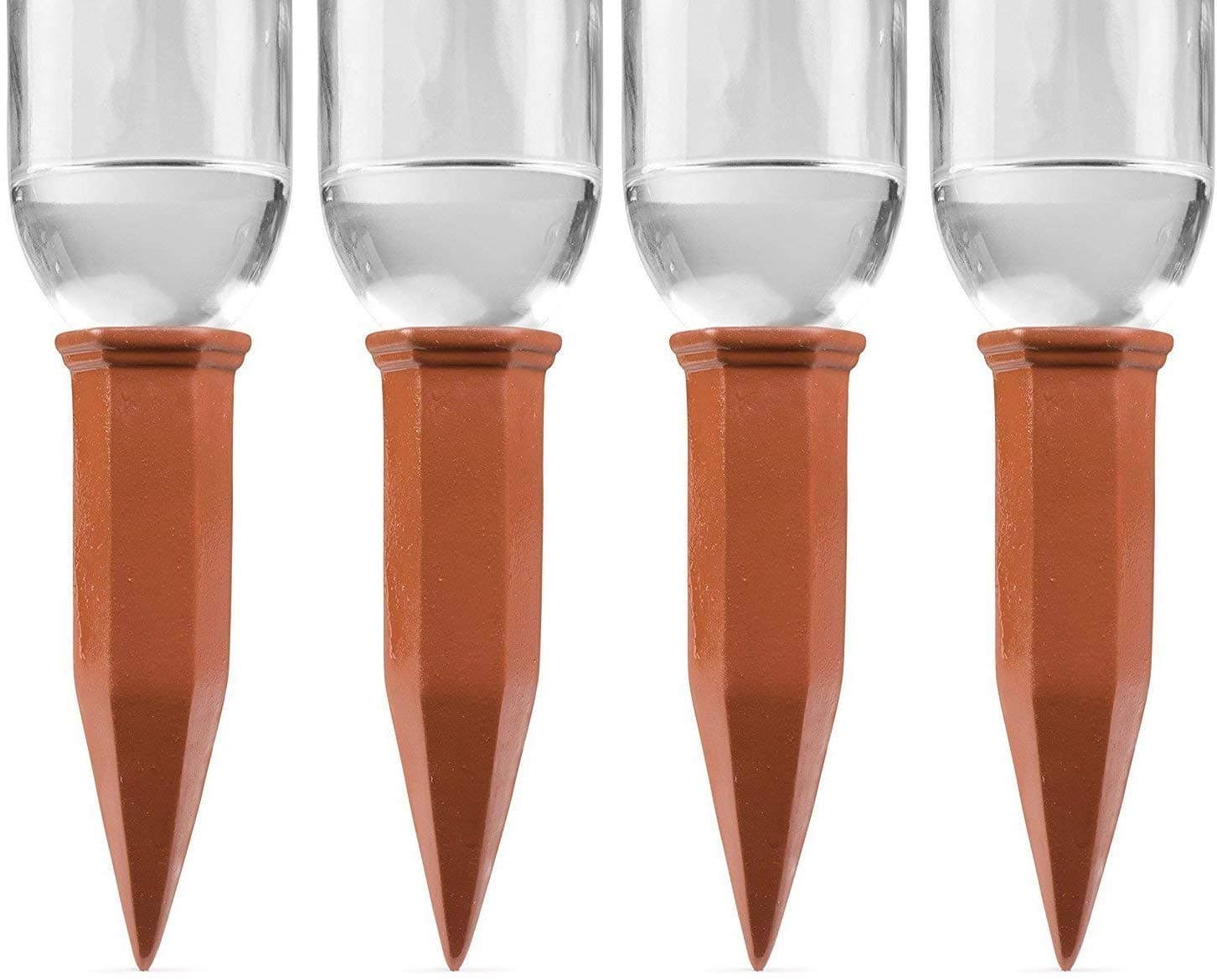 Terracotta Self-Watering Plant Spikes (4-Pack) — Vacation Plant Care 3